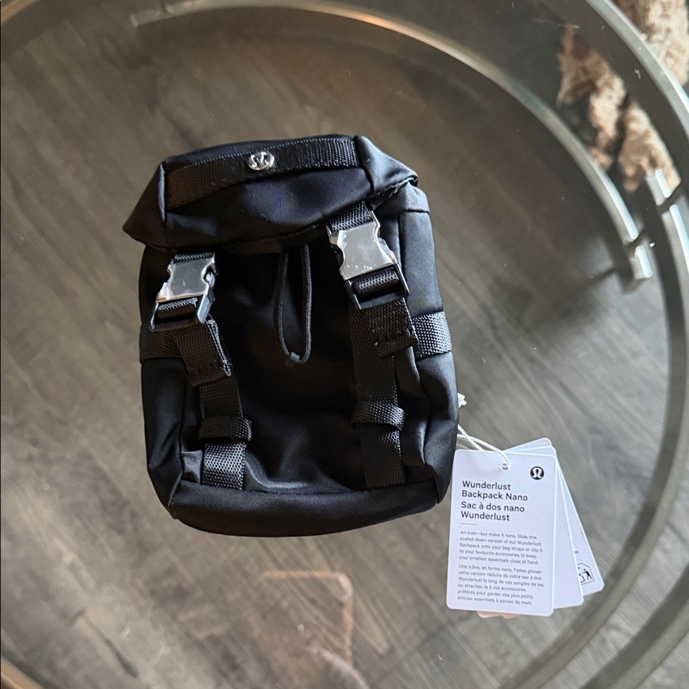 Lululemon Wanderlust Black Mini Backpack